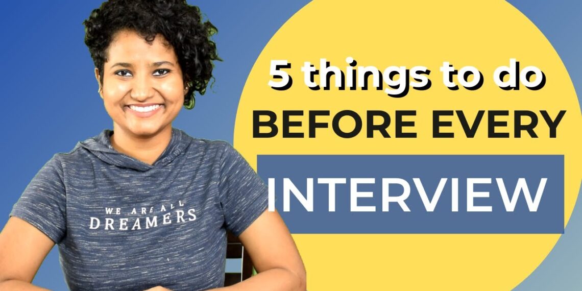 5 things to do BEFORE EVERY Interview | Ace your Interviews #shorts