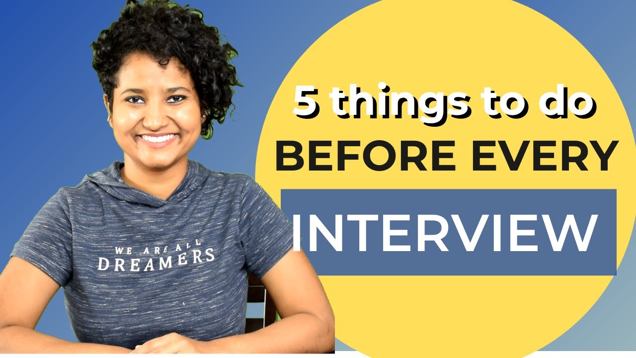 5 things to do BEFORE EVERY Interview | Ace your Interviews #shorts