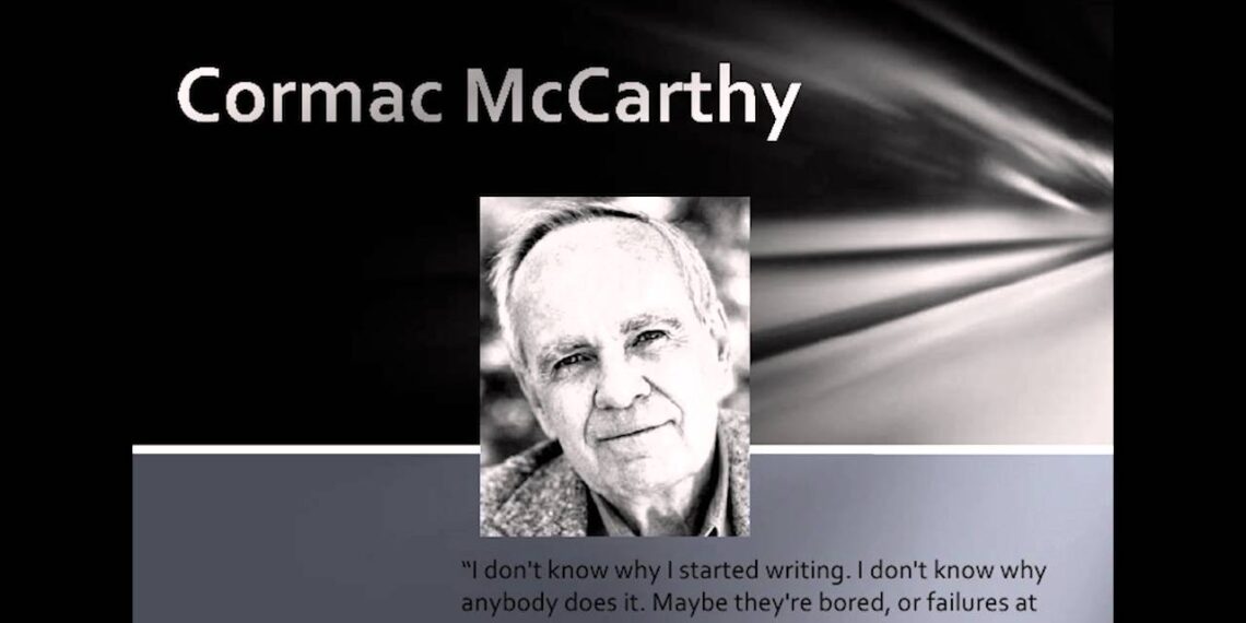 Cormac McCarthy on his Writing Process