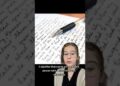 What a very neat Handwriting really means (Graphology, Handwriting Analysis) #shorts  #youtubeshorts