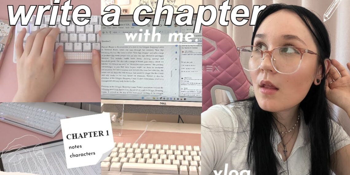 write a book chapter with me VLOG  ₊˚.🗨️✒️ + attempting a new way to write *faster*
