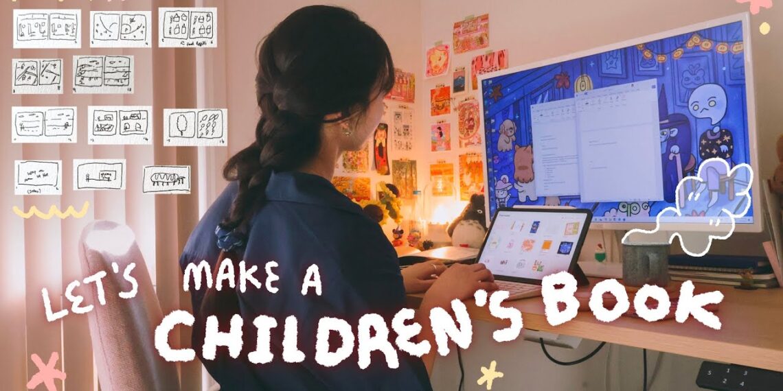 Let’s start making my first picture book, self-publishing, early process, artist vlog