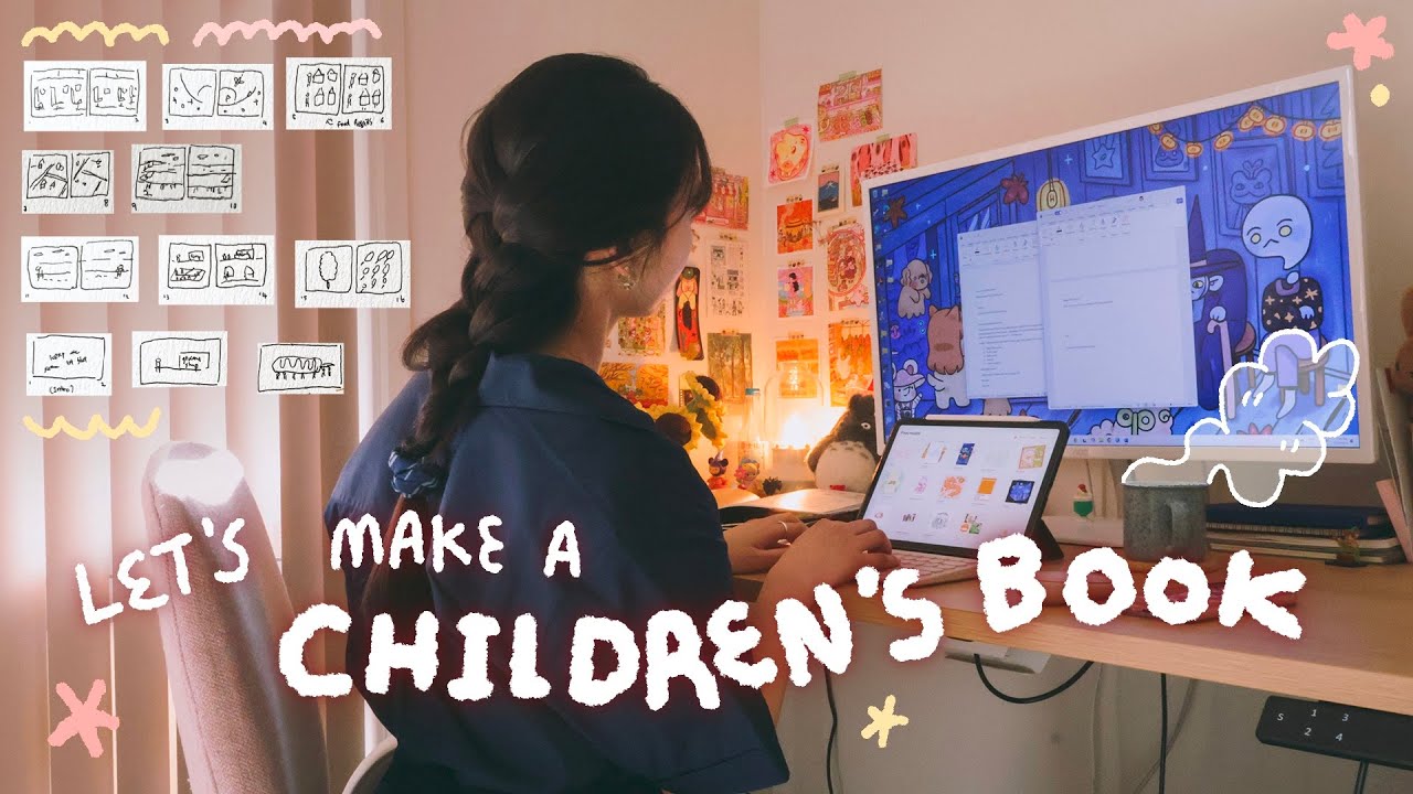 Let’s start making my first picture book, self-publishing, early process, artist vlog Let’s start making my first picture book, self-publishing, early process, artist vlog