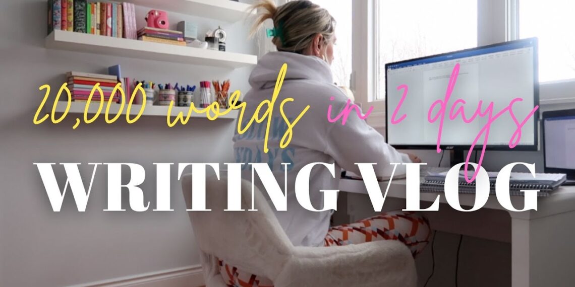 WRITING VLOG ✍️ 20,000 words in 2 days | Pomodoro Writing Sprints, Book Binder, 10K words in 1 day