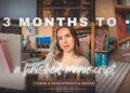 let’s write a book in 3 months 📖 // setting a * realistic * deadline, playlists, and accountability