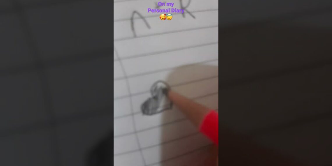 Drawing jungkook hand on personal diary 💜 #Bts#Jkhand#toomuchfun|Sister’s creation|