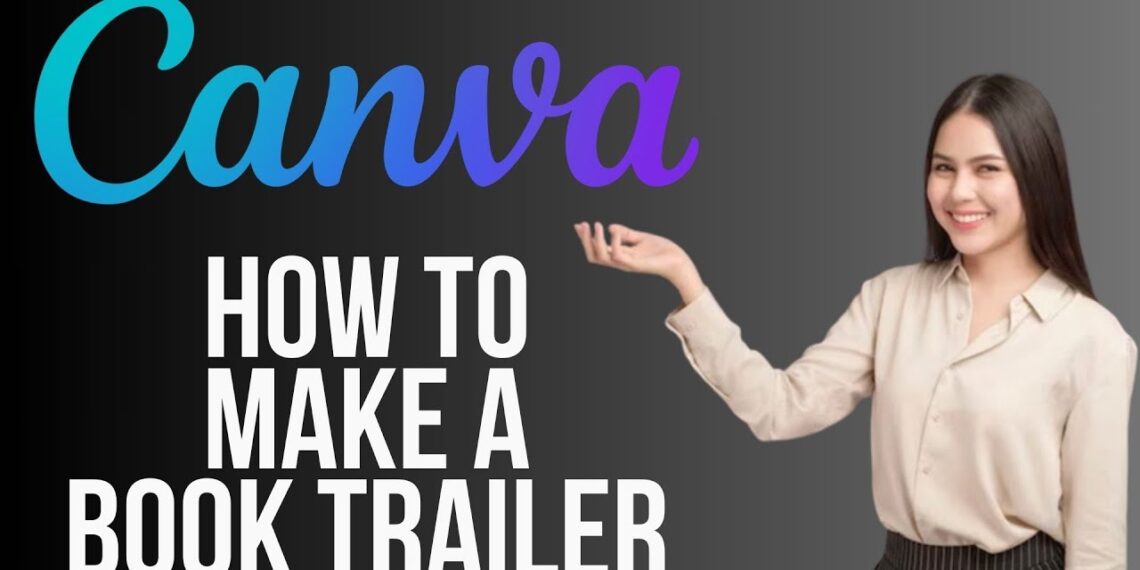 Canva Book Trailer Tutorial | How to Make a Book Trailer on Canva (2024)