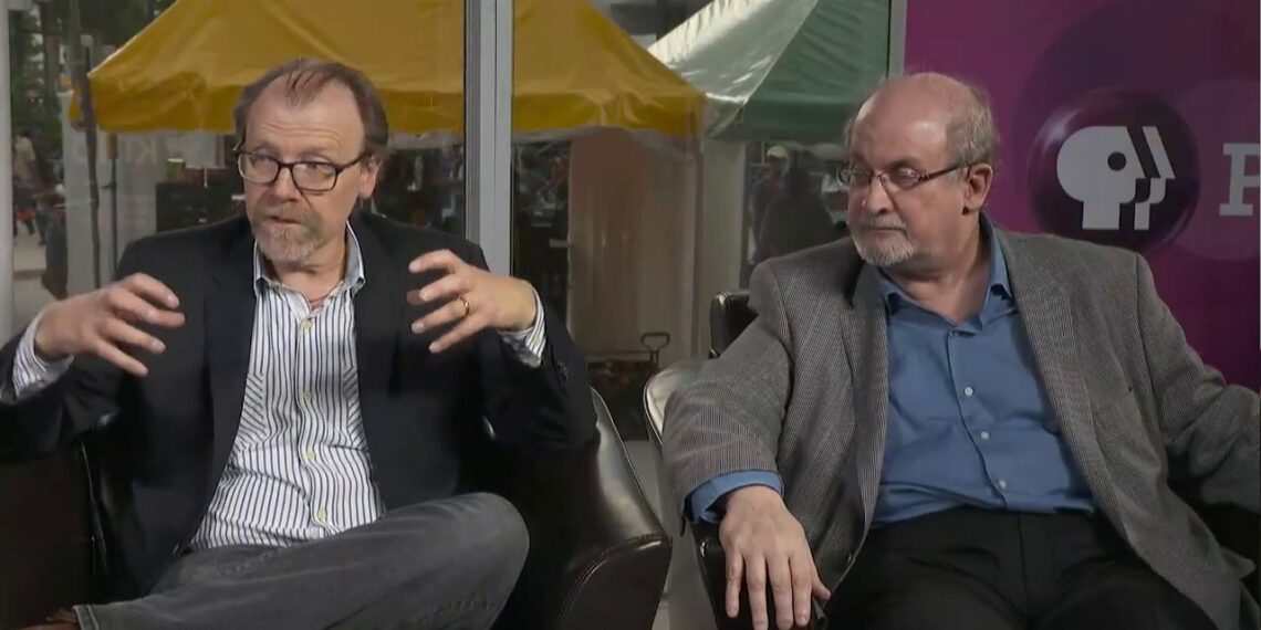 George Saunders and Salman Rushdie interview at the 2017 Miami Book Fair