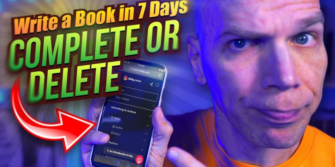 Can I Write a Book on My Phone in 7 Days?