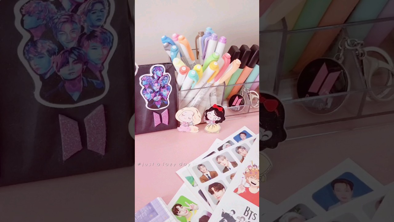 How to make KPOP journal?💜 #taketwo #bts #2023btsfesta #10yearswithbts #justalazyday