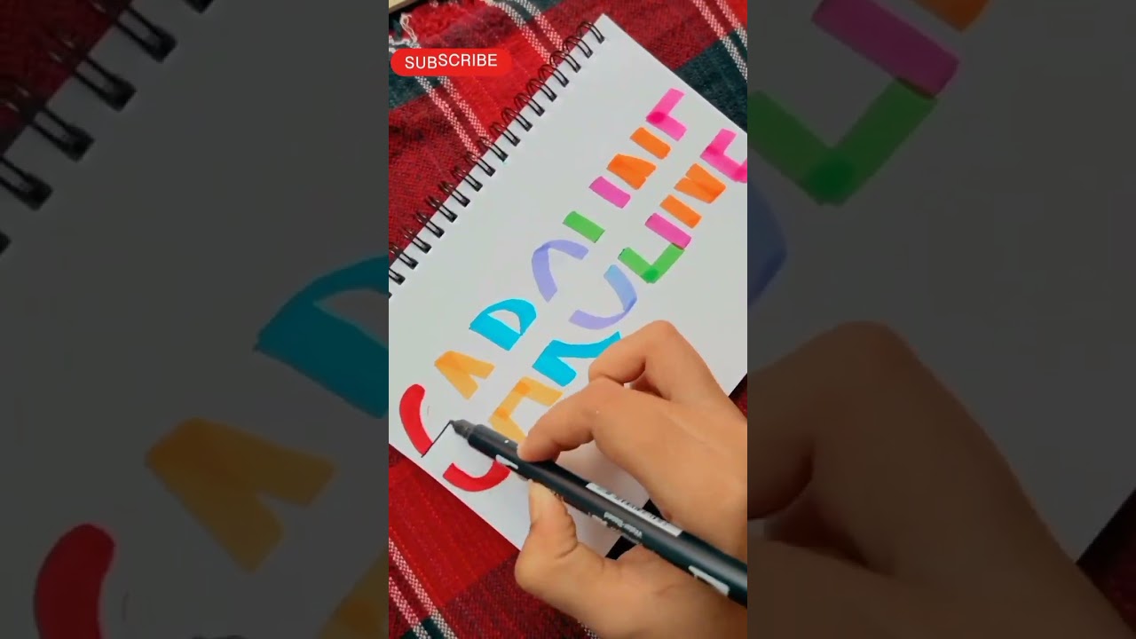 hi CAROLINE ✨|| Brush lettering|| diy #shorts #caroline #satisfying #art #bts #lettering #quotes#v hi CAROLINE ✨|| Brush lettering|| diy #shorts #caroline #satisfying #art #bts #lettering #quotes#v