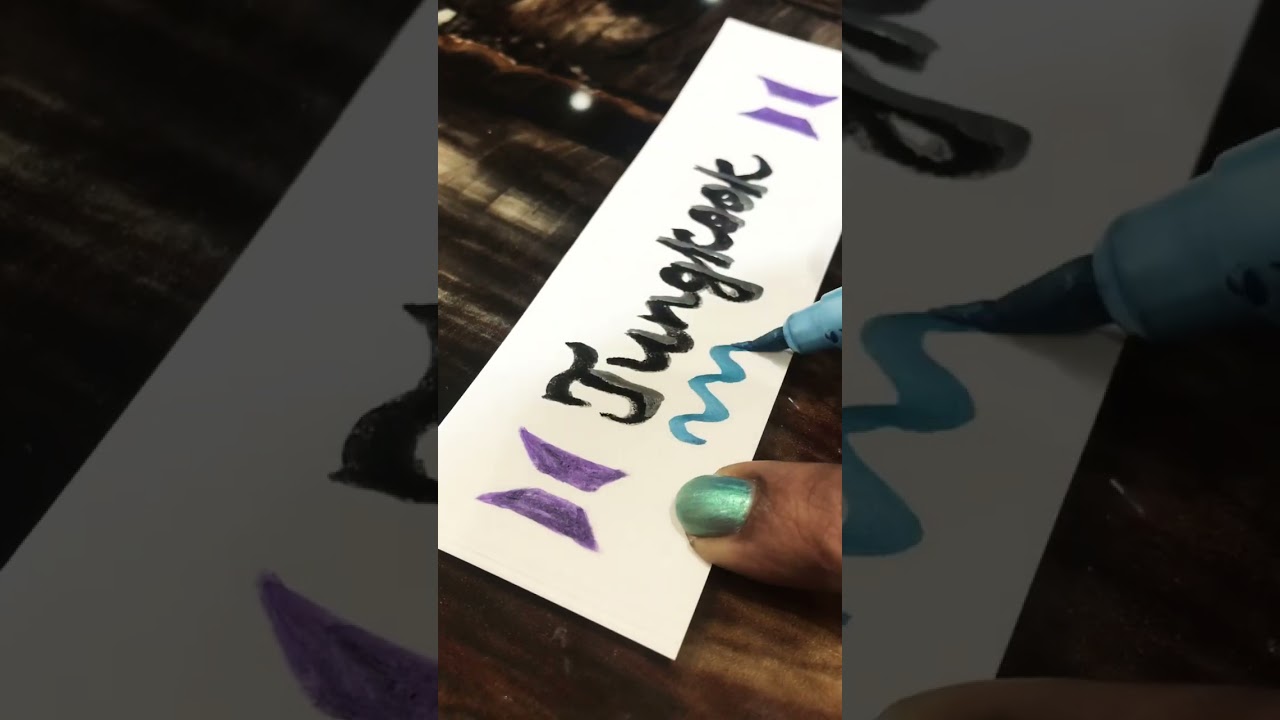 What name next? || BTS Jungkook || Customized name tag 🏷 || Art and craft with Lopa || #btsarmy#bts