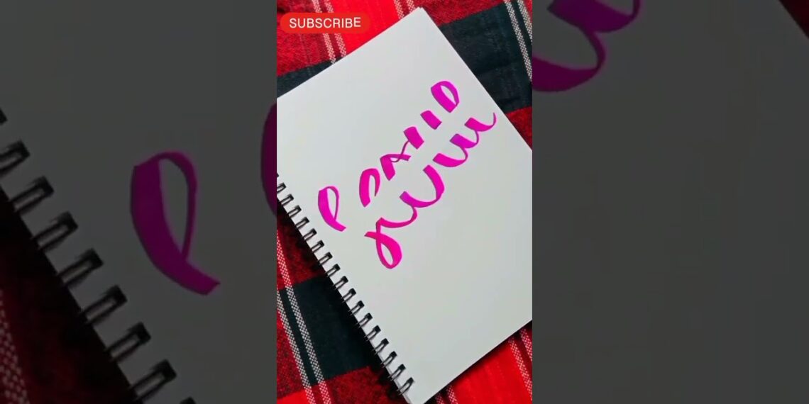 Hi SEOUL ✨|| Brush lettering|| KOREA #korea #seoul #kdrama #goblin#kpop#bts#blackpink#fyp#shorts#art