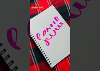 Hi SEOUL ✨|| Brush lettering|| KOREA #korea #seoul #kdrama #goblin#kpop#bts#blackpink#fyp#shorts#art
