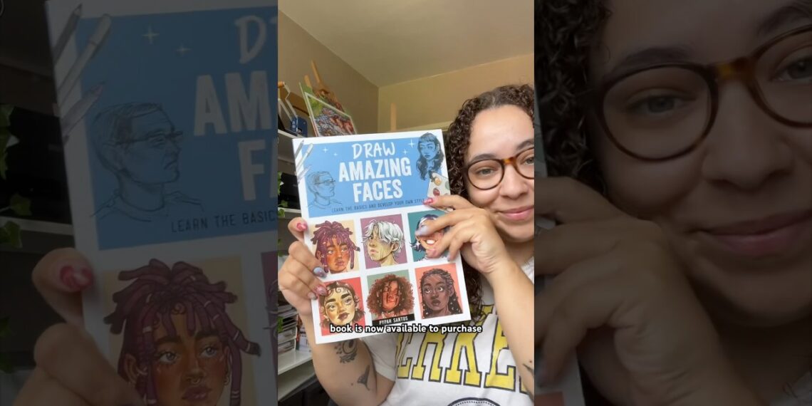I wrote a book! 📚✨ #artist #portrait