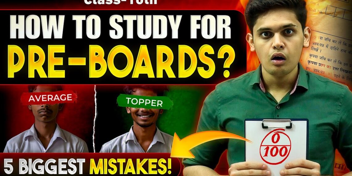How to Study for Preboard Exams🔥| 5 Big Mistakes| Class 10th| Prashant Kirad