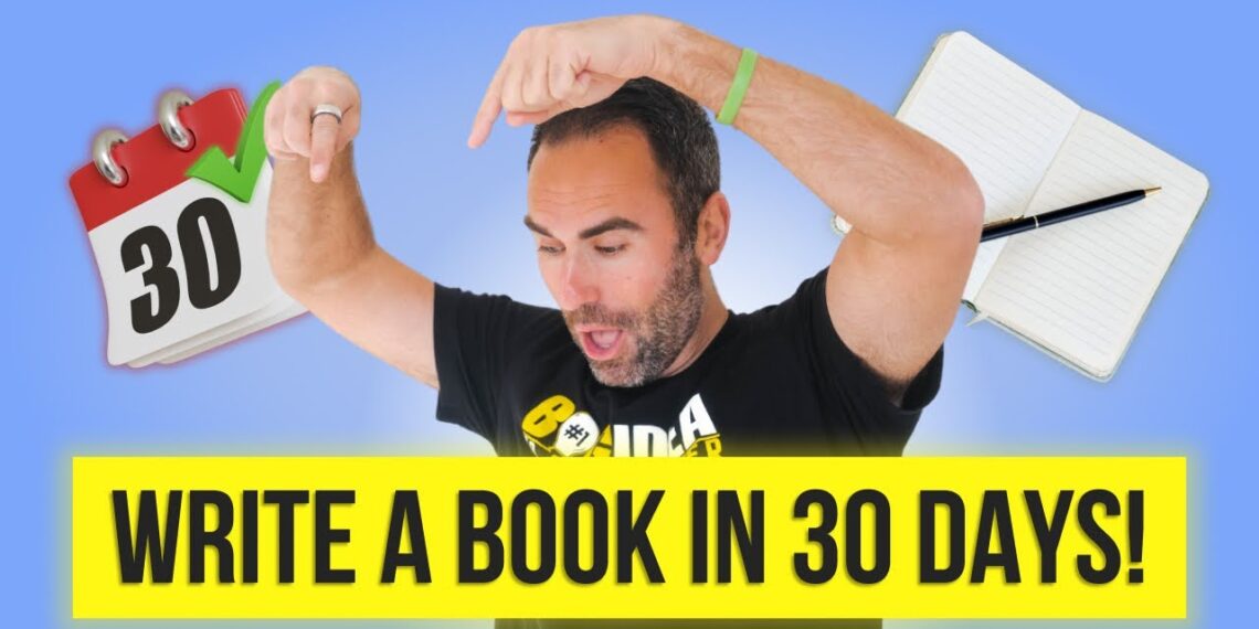 How To Write A Full Length Book in 30 Days Or Less