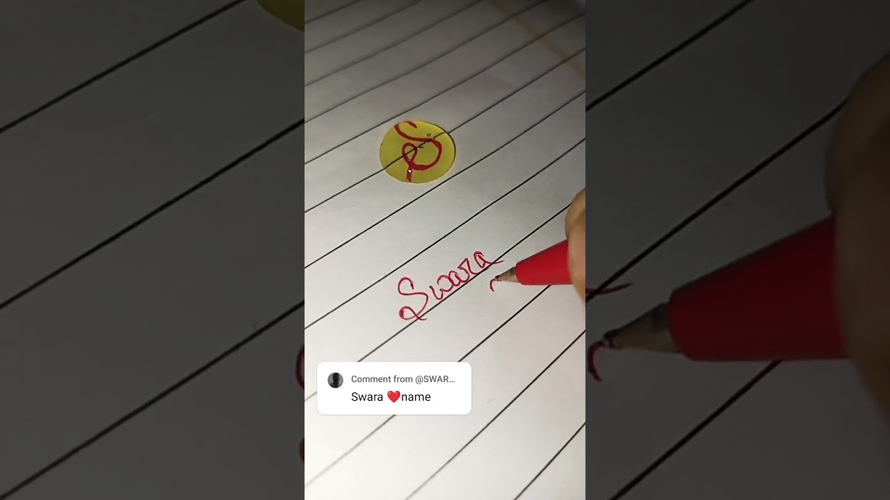 Swarà🤎✨@SainaGalaxiesArtwork976  #signature #handwriting