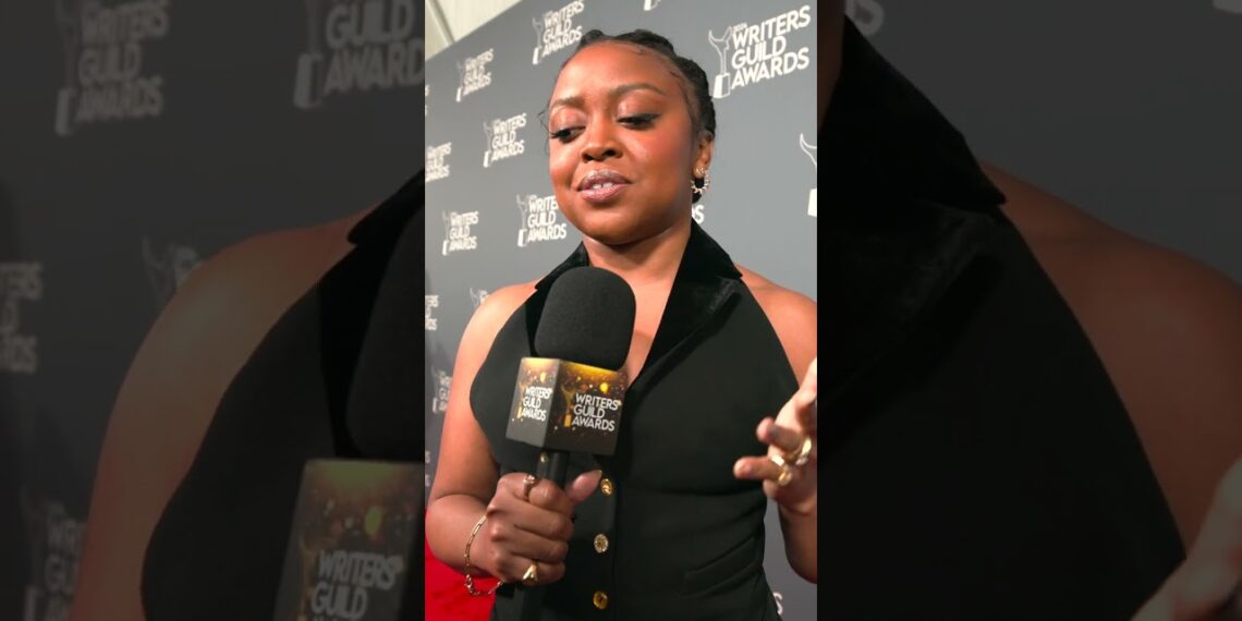Quinta Brunson @ the 2024 Writers Guild Awards#shorts
