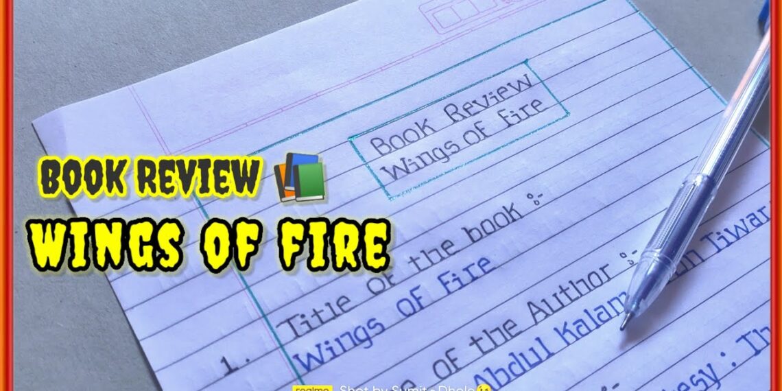 Book review writing | How to write book review | Wings of fire book review