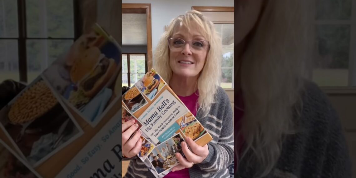Our FAMiLY OF 10 wrote a COOKBOOK!  Because of you! #bigfamily #cookbook #justthebells10