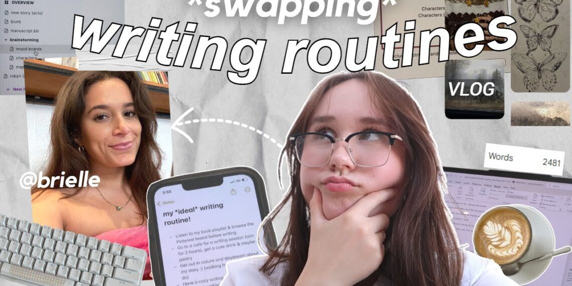 trying another authortuber’s writing routine! VLOG✨📌 swapping writing routines with @briellewrites trying another authortuber’s writing routine! VLOG✨📌 swapping writing routines with @briellewrites