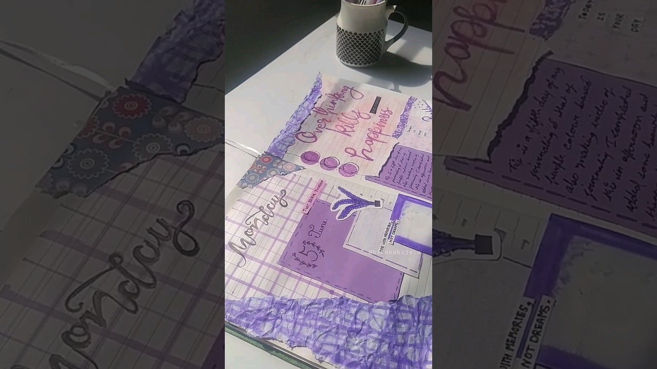 Purple💜Journal Ideas#shorts#aesthetic#trending#journal#asmr#purple#bts#journaling#viral#satisfying Purple💜Journal Ideas#shorts#aesthetic#trending#journal#asmr#purple#bts#journaling#viral#satisfying