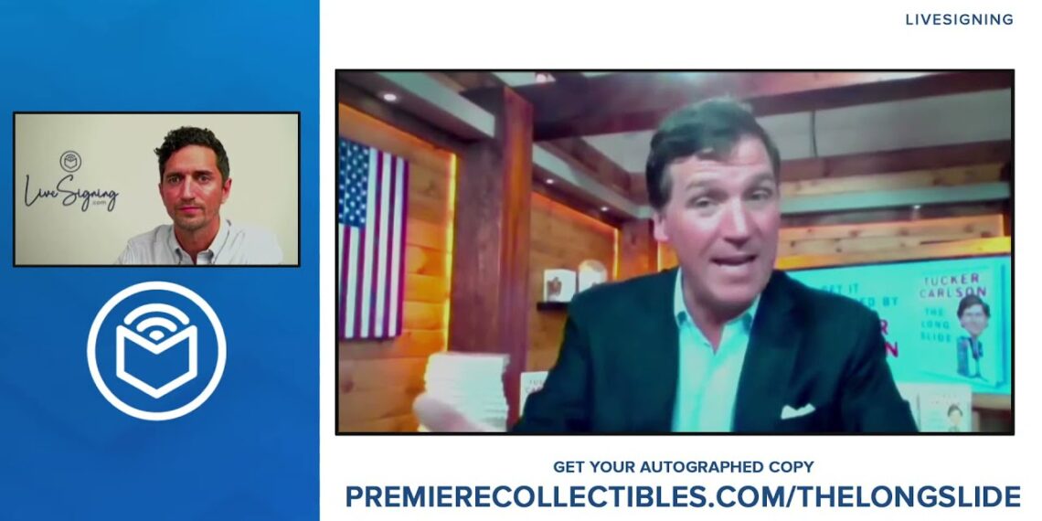 Tucker Carlson Book Signing & Interview | The Long Slide
