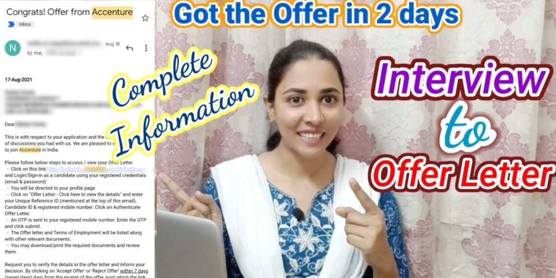 Received Accenture Offer in 2 Days | Complete Interview Process of Accenture | Step by Step Info