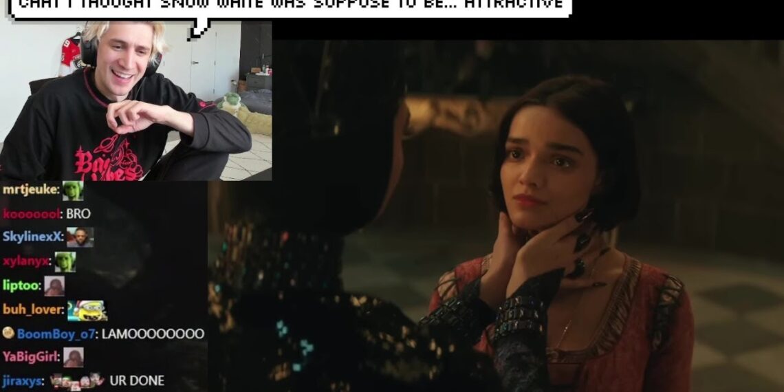 xQc Reacts to Disney’s Snow White – Official Trailer