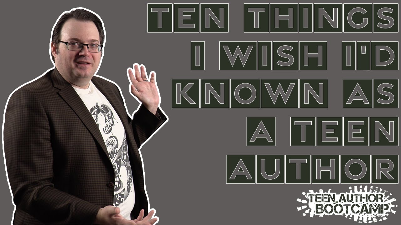 Ten Things I Wish I’d Known as a Teen Author—Brandon Sanderson