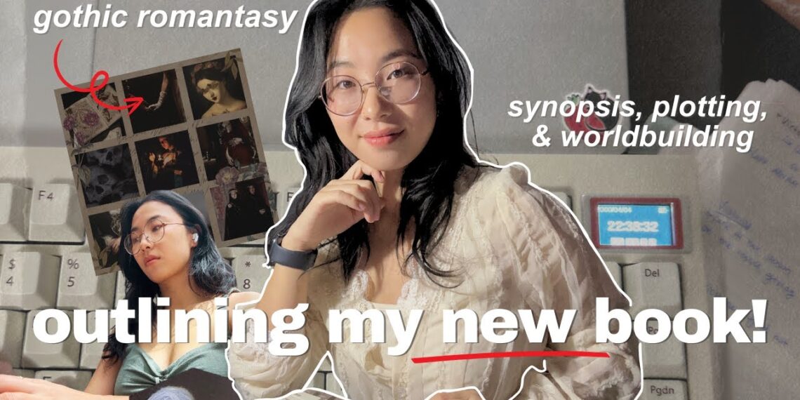 ⚰️ writing vlog ep. 01: outlining my NEW gothic fantasy book! // project CRYPTS