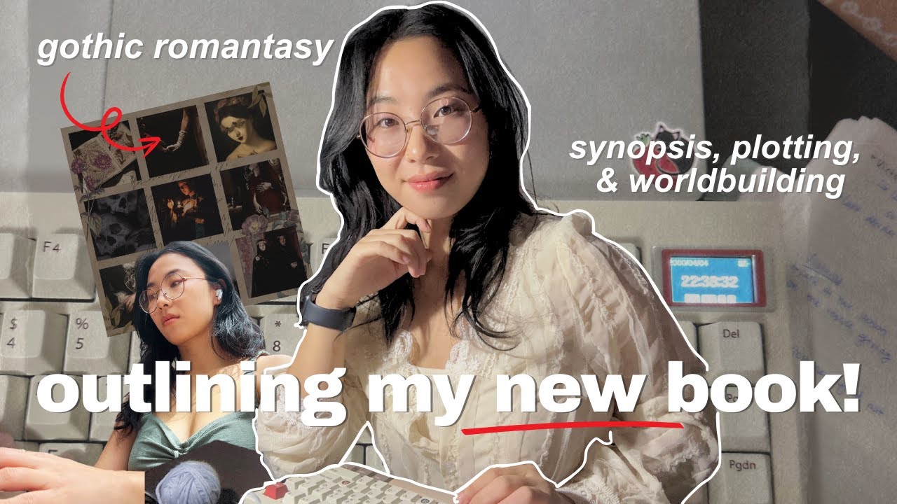 ⚰️ writing vlog ep. 01: outlining my NEW gothic fantasy book! // project CRYPTS