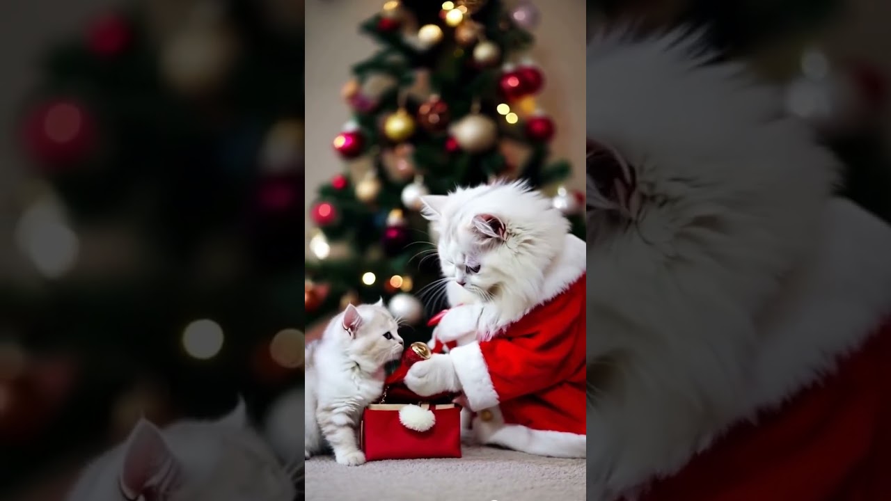 Wish you a merry Xmas and happy new year 2025 #cute #cat #santa #merrychristmas #subscribe #love Wish you a merry Xmas and happy new year 2025 #cute #cat #santa #merrychristmas #subscribe #love