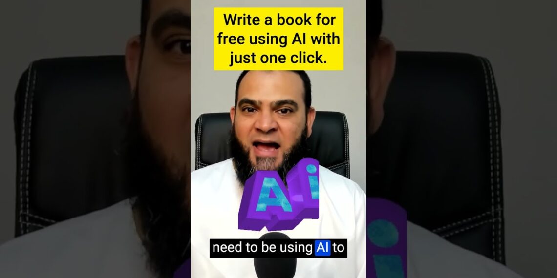 Write a book with Ai for free with just 1 click!