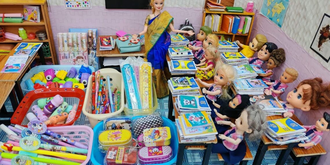 Notebook distribution in barbie girl School /Barbie show tamil