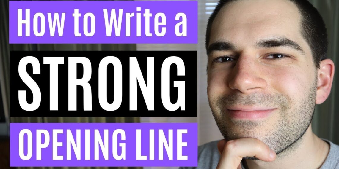 How to Write Your Book’s OPENING LINE (3 Easy Steps!) How to Write Your Book’s OPENING LINE (3 Easy Steps!)