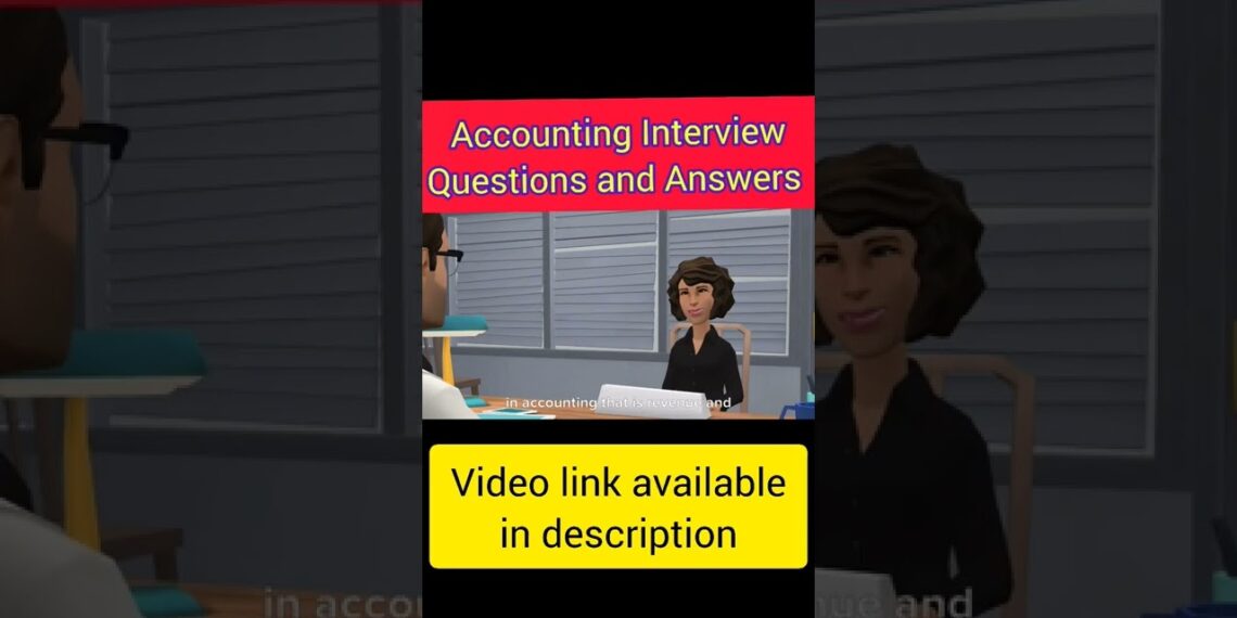 Accountant job interview Questions and Answers। #accountant #shorts  #accountingjob #jobinterview