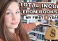 TOTAL INCOME $ from books + TOTAL NUMBER # of books sold since I began self-publishing