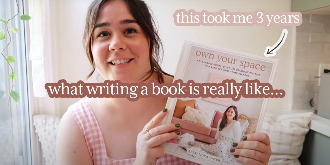 My entire 3 year process of writing a book *EMOTIONAL*