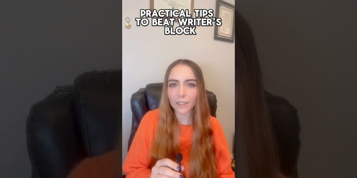 Avoid Writer’s Block | #Writing #Books #Novel