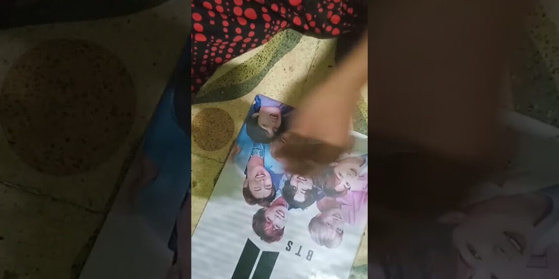 BTS writing pad unboxing #Rm #Jin #suga #jhope #jimin #V #jungkook