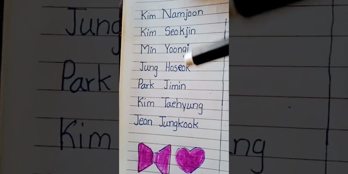 BTS real name ๐๐๐ BTS real name ๐๐๐
