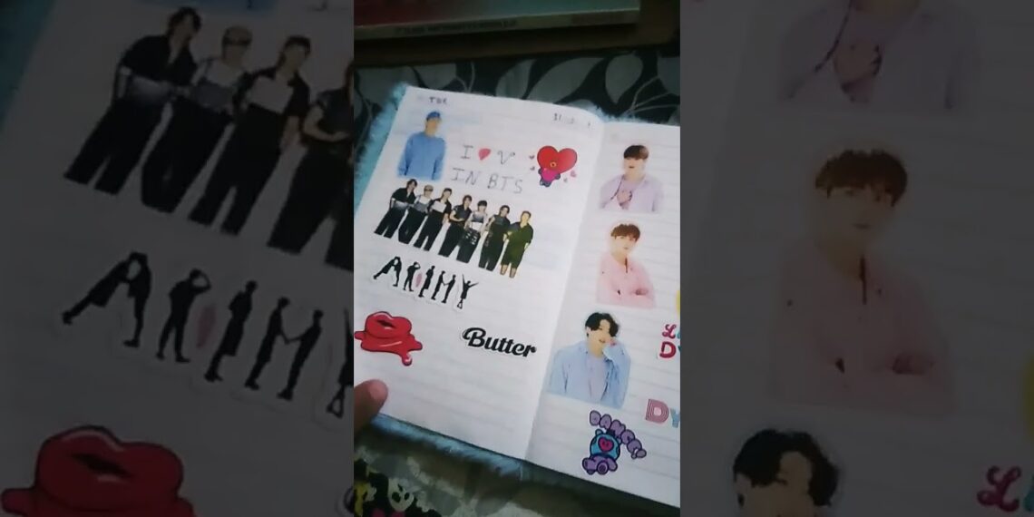 my bts book 📖💜 #bts #shorts