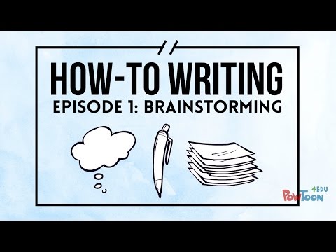 How-To Writing For Kids – Procedural Writing – Episode 1: Brainstorming