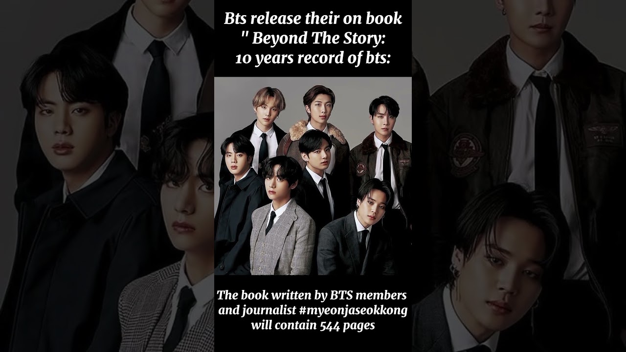 Bts member make our own book “Beyond The story:10 years record of bts:#btsarmy #bts