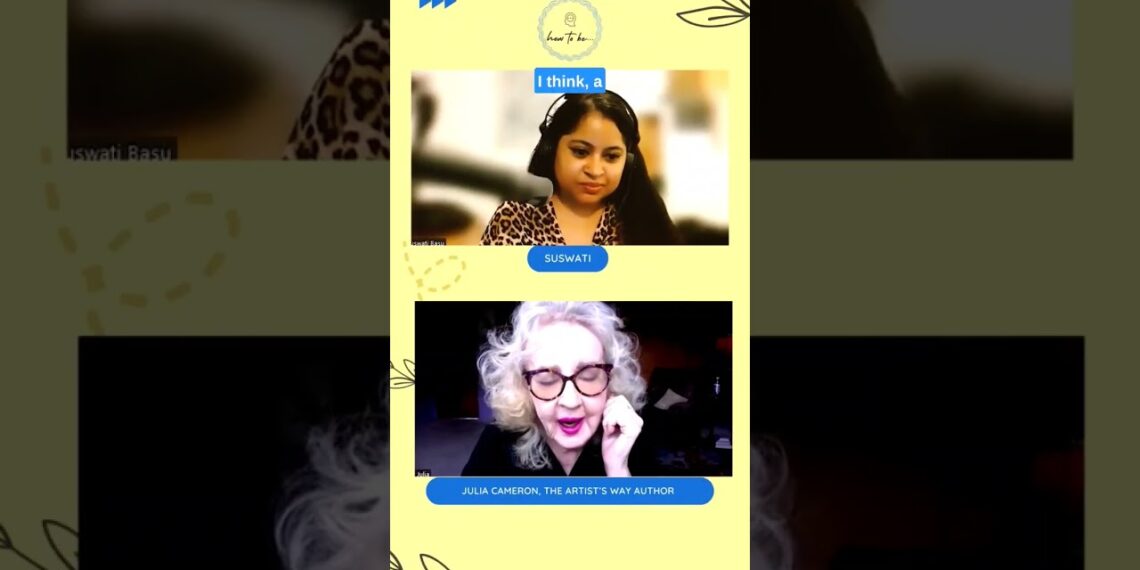 📚 Julia Cameron: The Artist’s Way author talks about AI and creative blocks on #NationalAuthorsDay