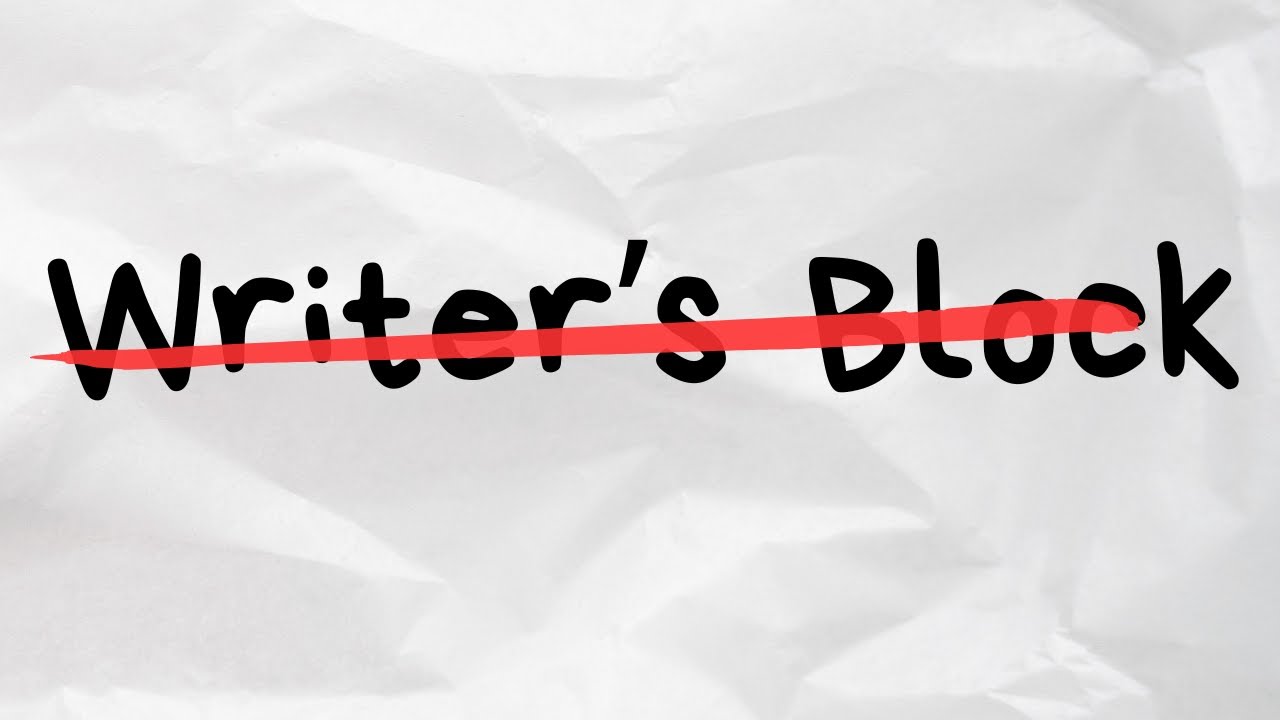 Getting over a writer’s block is easy, actually