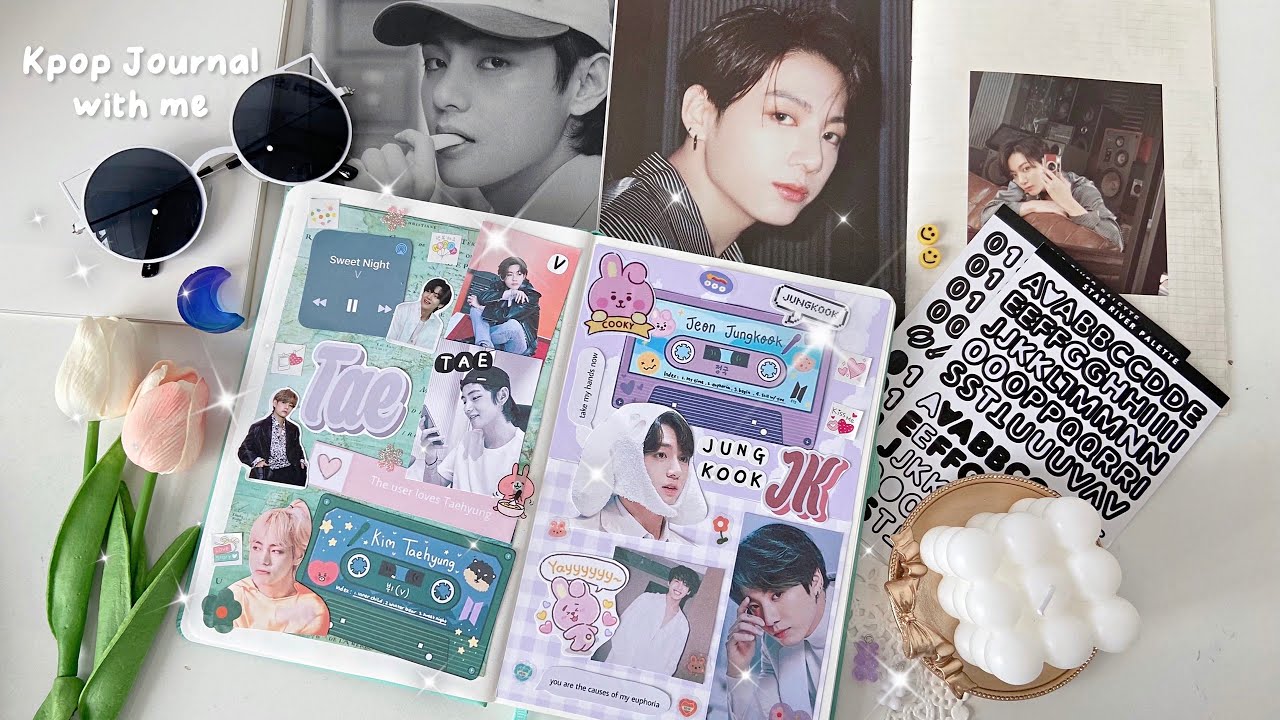 SETTING UP MY BTS JOURNAL 💜 KPOP JOURNAL WITH ME