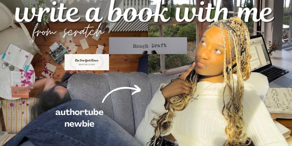 Write A Book With Me From Scratch | authortube newbie tag, writing + publishing my own book